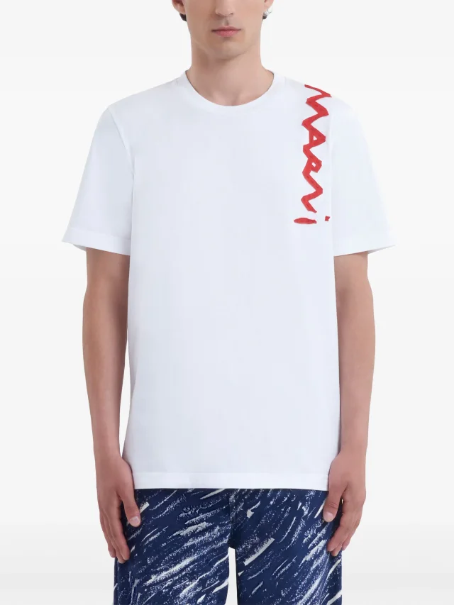 Marni Lettering-deteiling t-shirt, photo 2 of 2 from FARFETCH