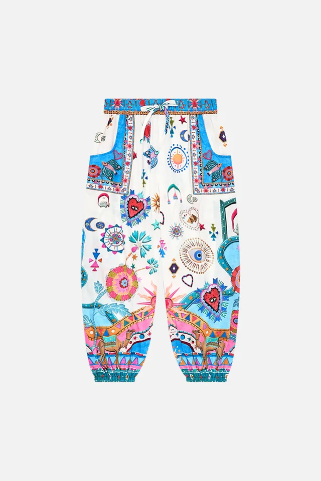 Camilla eBoutique KIDS RELAXED BEACH PANT WITH POCKETS 4-10 RAINBOW ROADS from CAMILLA, photo 1 of 1