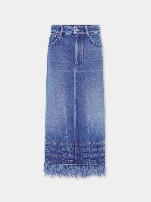 Paco Rabanne Rabanne Fringes Midi Skirt, photo 2 of 9 from SENSER