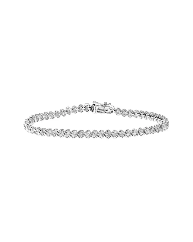 Amairah Silver 1.50 ct. tw. Lab-Grown Diamond Tennis Bracelet, image 1 of 1 from Rue La La
