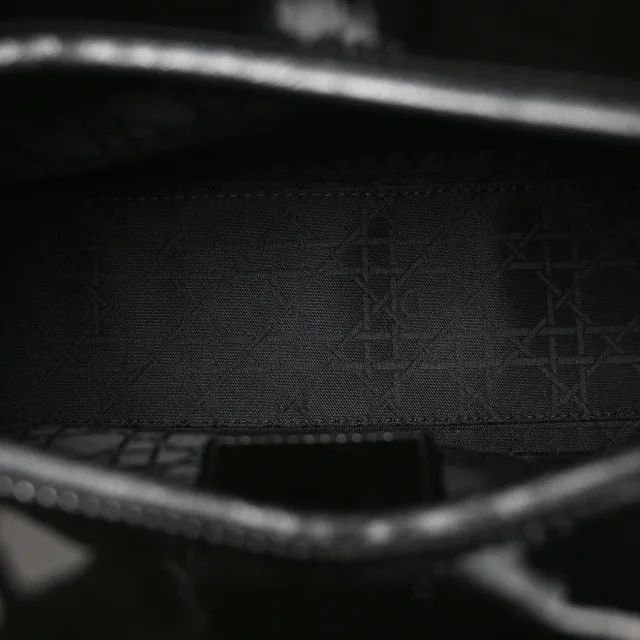 Patent Cannage Large Lady Dior Black in Black Patent leather from FASHIONPHILE, photo 5 of 10