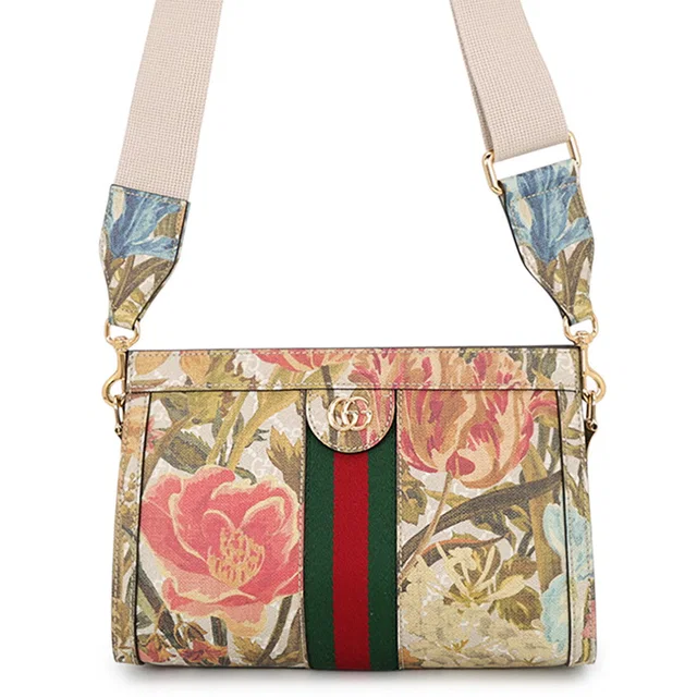 Gucci Ophidia Flora 2WAYBag Multicolor702200 PVC Canvas in Canvas from GALLERY RARE