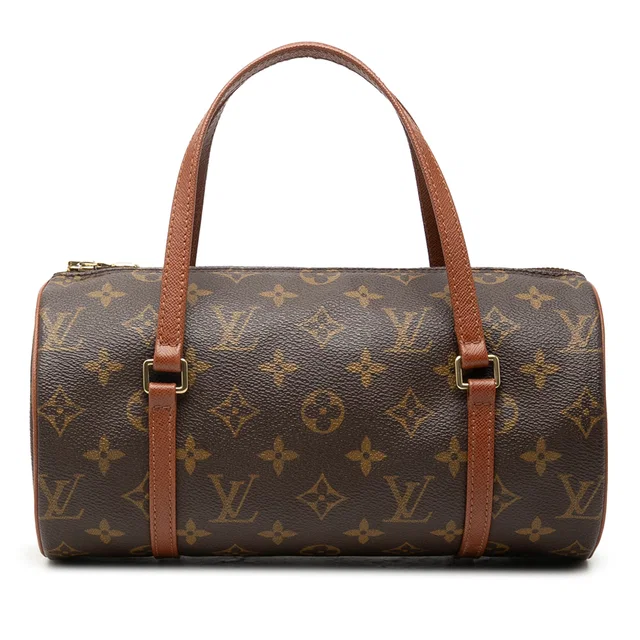 Brown Louis Vuitton Monogram Papillon 26 Handbag in Brown Coated canvas from Designer Revival