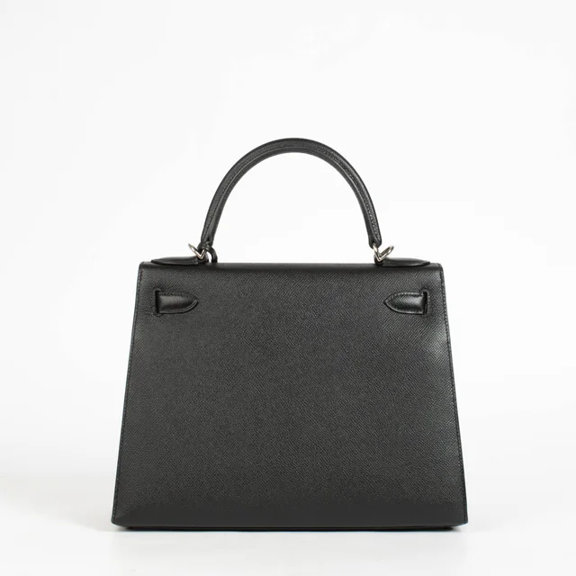 Hermès Kelly 28 Black Epsom PHW in Black Epsom leather from Labellov, photo 5 of 11