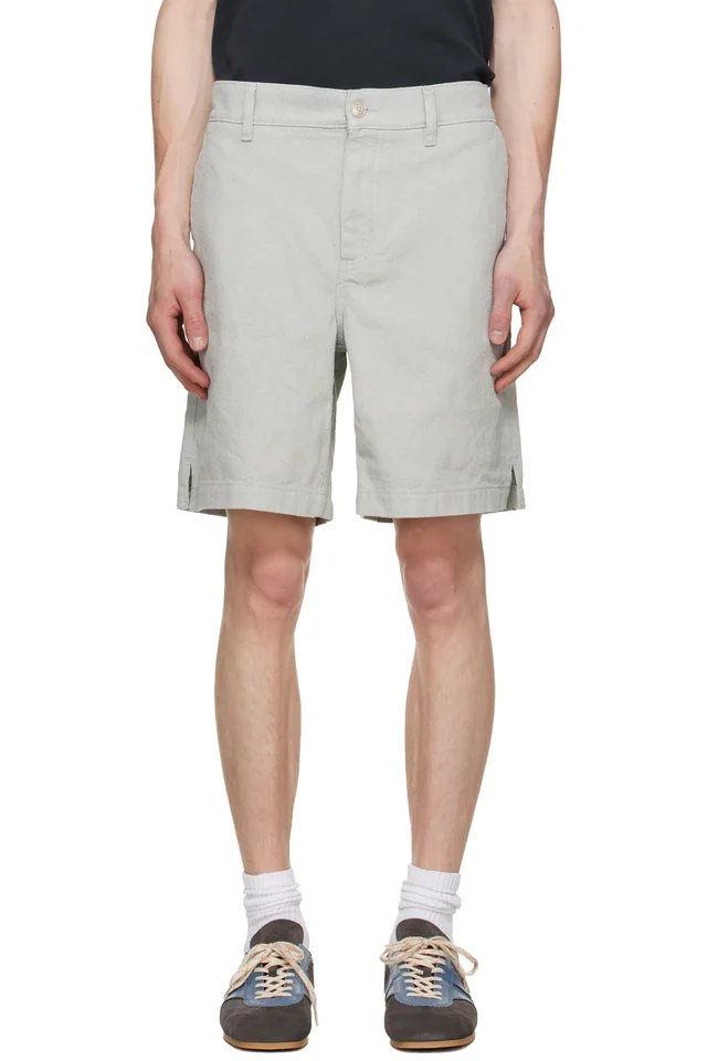 BOSS Green Elasticized Waistband Denim Shorts, image 1 of 1 from SSENSE