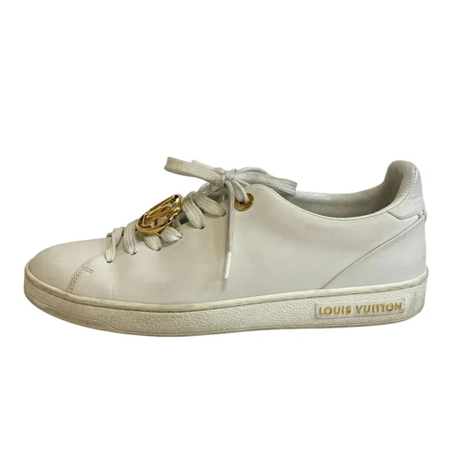 23 Louis Vuitton Front Row Line Sneakers White in White from Elady