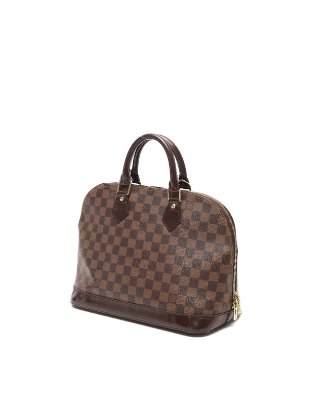 Louis Vuitton Damier Ebene Alma PM Bag in Brown Canvas from A Retro Tale, photo 2 of 12