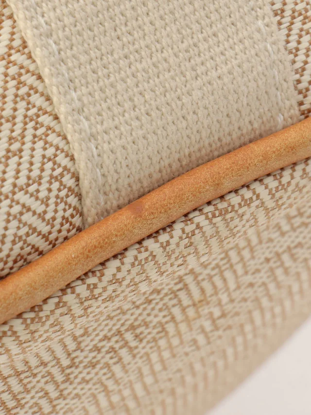 Hermès Saxo MM Beige in Beige Canvas from VINTAGE QOO TOKYO, photo 14 of 17