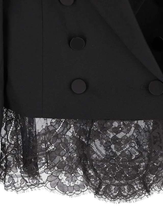 Zimmermann Valiant Lace Cropped Blazer, photo 3 of 4 from SENSER