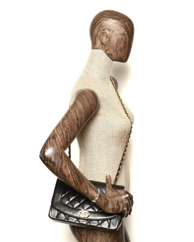 Chanel CC Medium Diana Flap Bag in Leather from A Retro Tale, photo 9 of 9