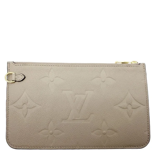 Louis Vuitton Empreinte Leather Wristlet Beige in Beige Leather from Dallas Designer Handbags