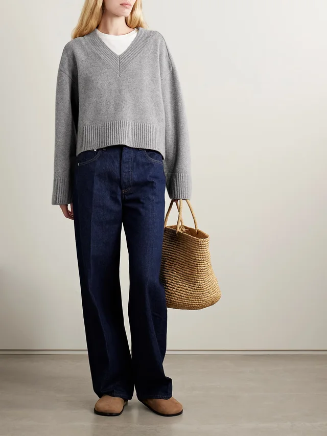 CITIZENS OF HUMANITY Gazette wool and cashmere-blend sweater in Grey, photo 2 of 2 from NET-A-PORTER (Canada)