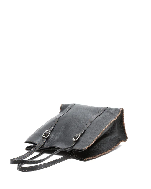 Fendi Selleria Stitch Tote Bag in Suede from A Retro Tale, photo 4 of 9