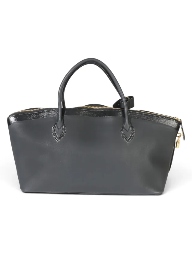 Louis Vuitton Black Leather Obsession Lockit East-West Bag in Black Leather from Season 2 Consign, photo 4 of 8