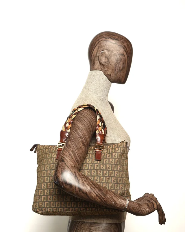 Fendi Zucchino Tote Bag in Denim from A Retro Tale, photo 8 of 8