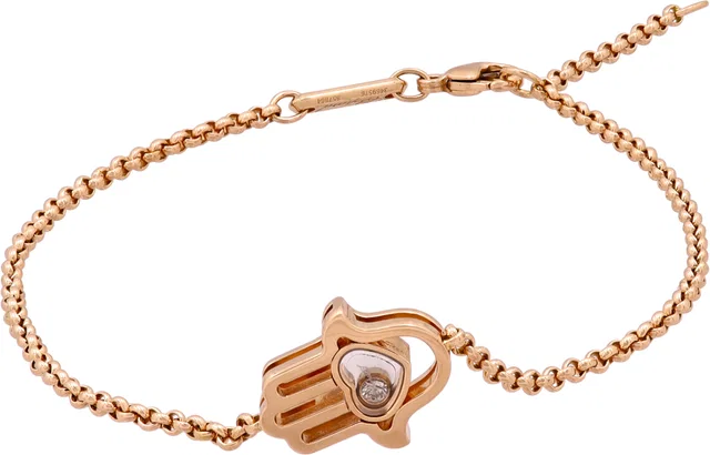 Chopard Hamsa hand bracelet in Pink Rose Gold from Gray And Sons