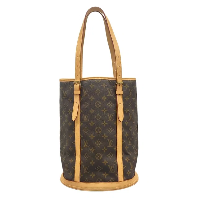 Louis Vuitton Shoulder Bag Monogram Bucket GM in Coated canvas from The Reluxe