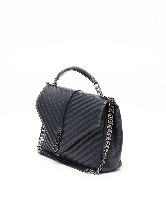 Saint Laurent Large College Bag in Leather from A Retro Tale, photo 2 of 12