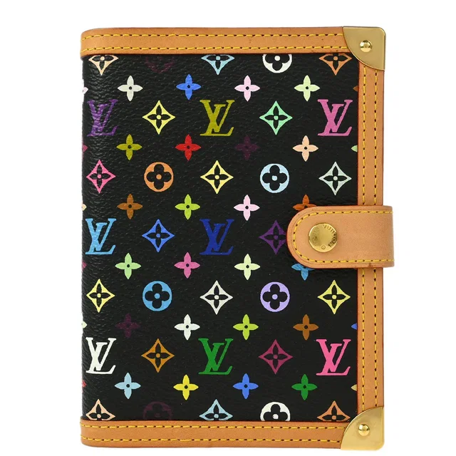Louis Vuitton 2005 Monogram Multicolor Agenda PM Notebook Cover R20895 in Multicolor Canvas from AMORE Vintage Tokyo
