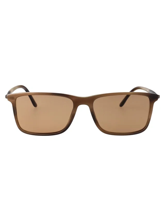 Giorgio Armani 0ar8218 Matte Brown Acetate Sunglasses in Brown from HEWI