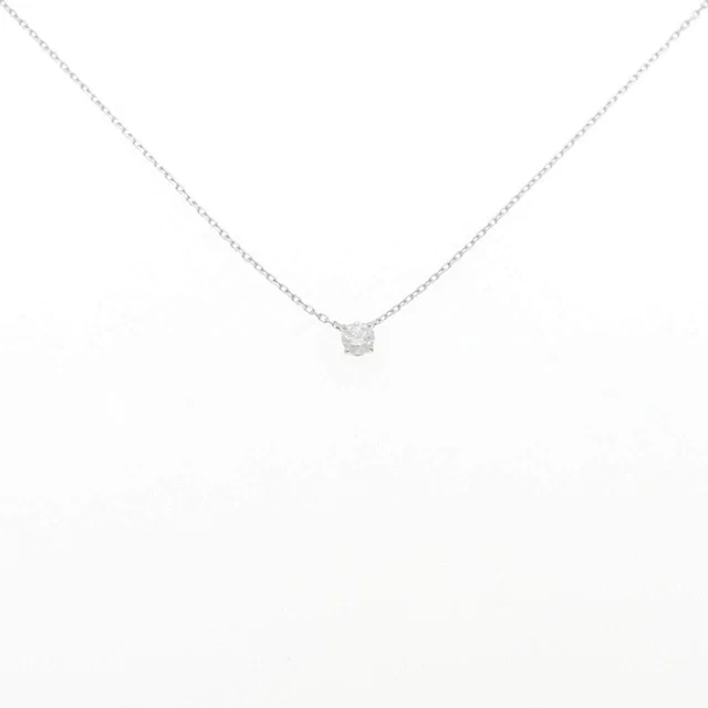 Cartier 1895 750 White Gold Diamond Necklace in White from LuxUness