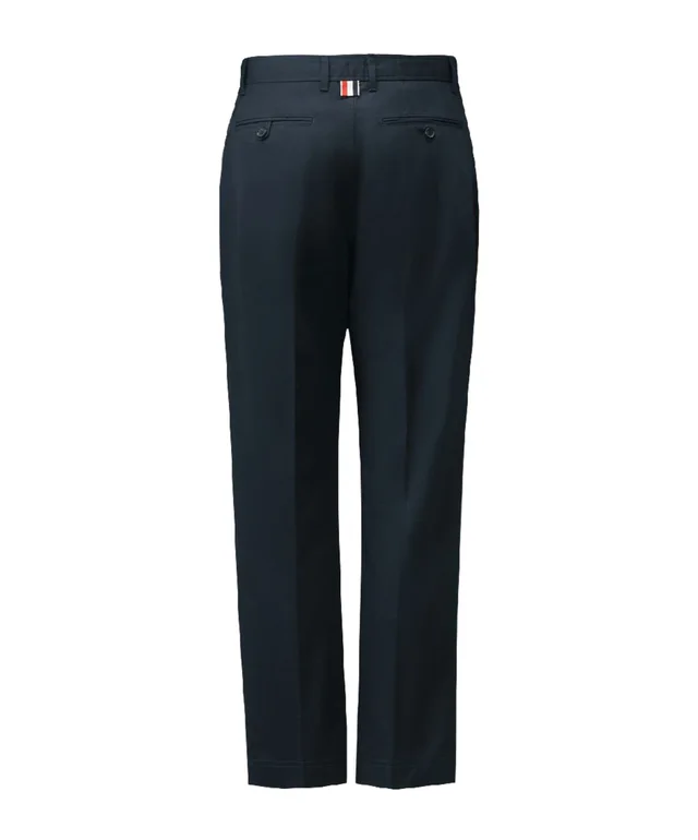 Thom Browne Tapered Cropped Chino Trousers, photo 2 of 4 from SENSER