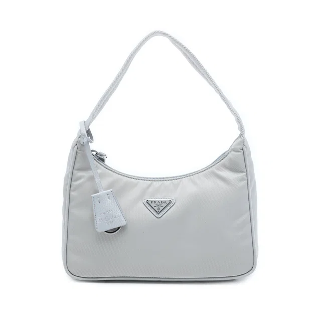 Blue Prada Mini Tessuto Re Edition 2000 Shoulder Bag in Blue Nylon from Designer Revival