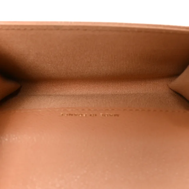 Chanel Caviar Quilted Flap Card Holder Wallet Brown in Brown Caviar leather from FASHIONPHILE, photo 5 of 9