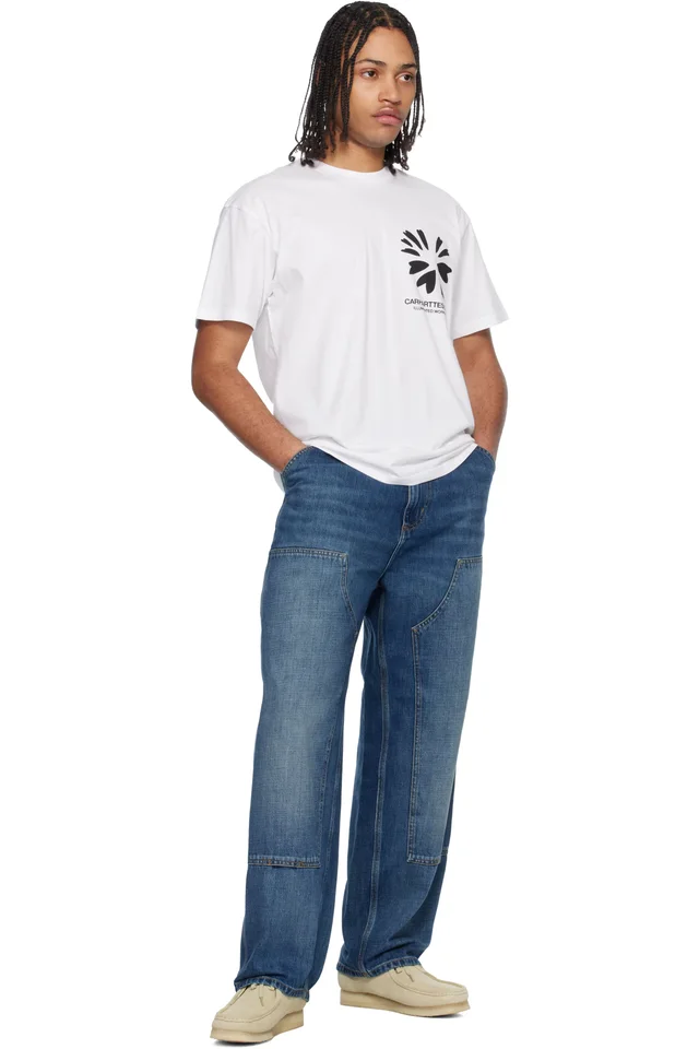 Carhartt Work In Progress White Compy T-shirt, photo 4 of 4 from SSENSE