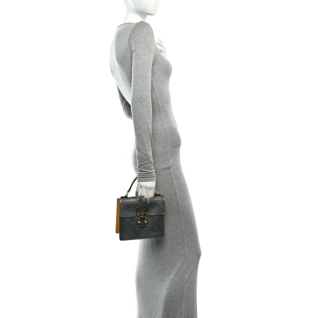 Louis Vuitton Vernis Epi Monogram Spring Street Bitume Metallise in Patent leather from FASHIONPHILE, photo 2 of 11