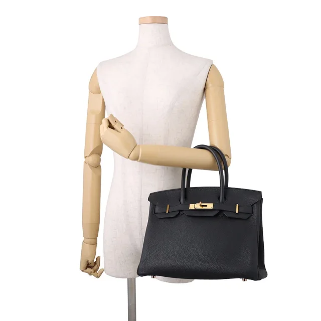 Hermès Birkin Black Togo Leather Size 30 in Black Togo leather from GALLERY RARE, photo 4 of 16