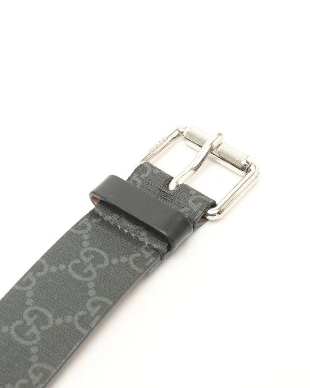 Gucci GG Supreme Snake Belt, size 95 in Denim from A Retro Tale, photo 6 of 8