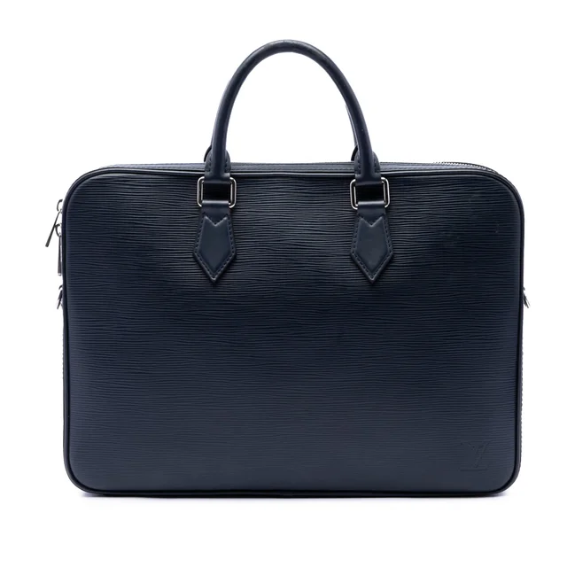 Blue Louis Vuitton Epi Dandy PM Business Bag in Blue Leather from Designer Revival, photo 1 of 1