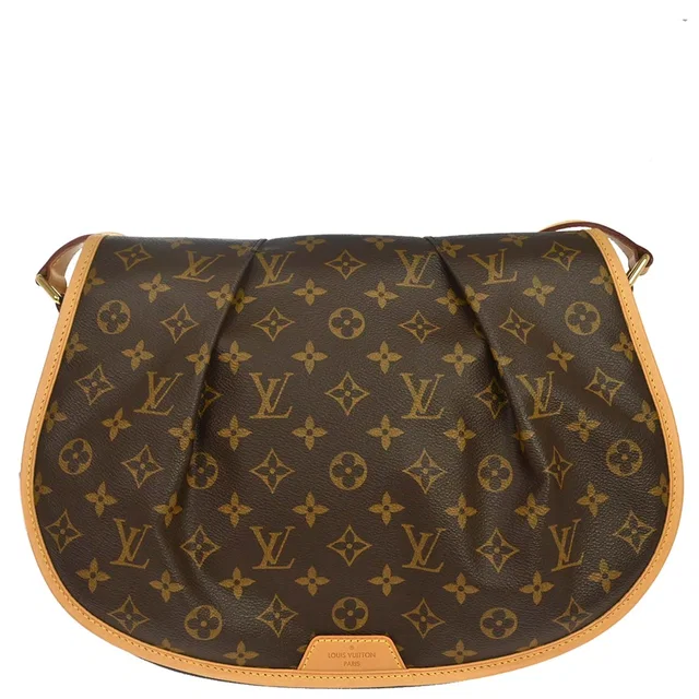 Louis Vuitton 2015 Monogram Menilmontant MM Shoulder Bag M40473 in Coated canvas from AMORE Vintage Tokyo