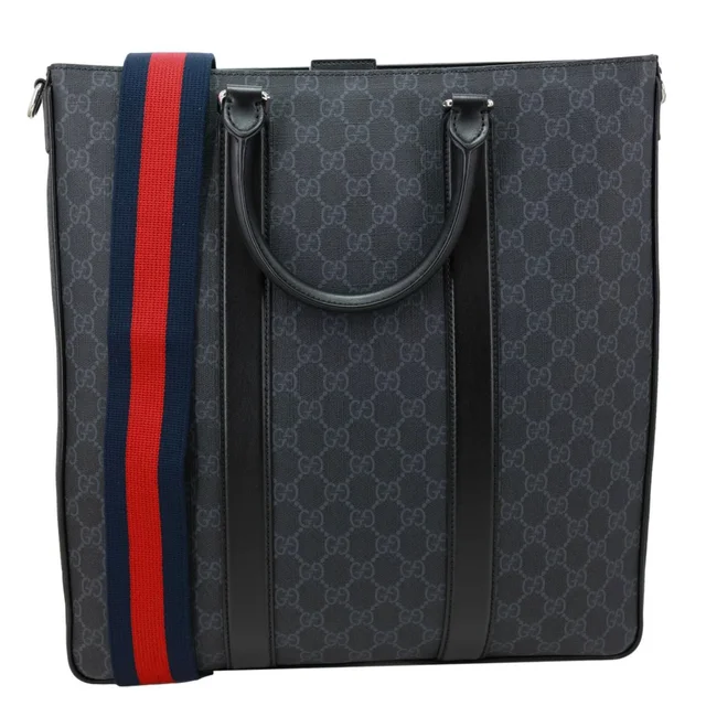 Gucci GG Supreme Canvas Tote Black 794918 in Black Canvas from Dallas Designer Handbags