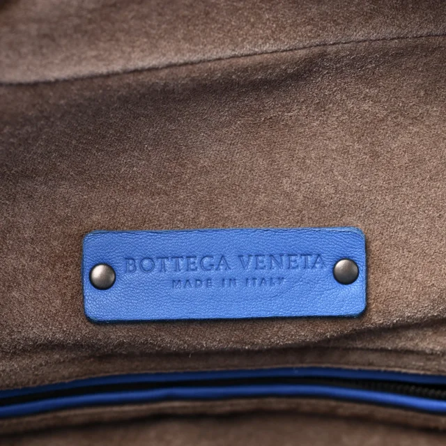 Bottega Veneta Nappa Intrecciato Brick Tote Celeste in Nappa leather from FASHIONPHILE, photo 6 of 14