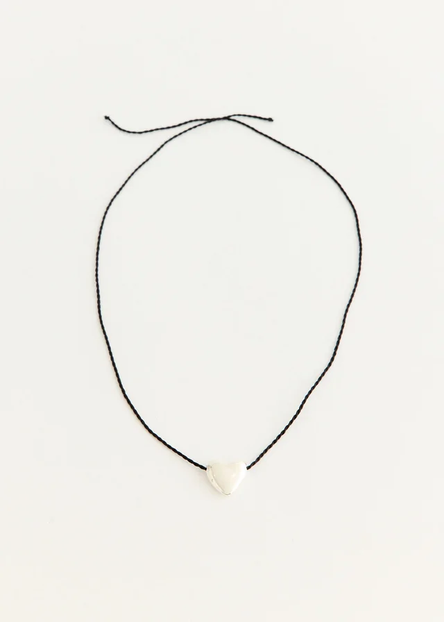 Annika Inez Heart Necklace in Metallic from Incu, photo 1 of 1