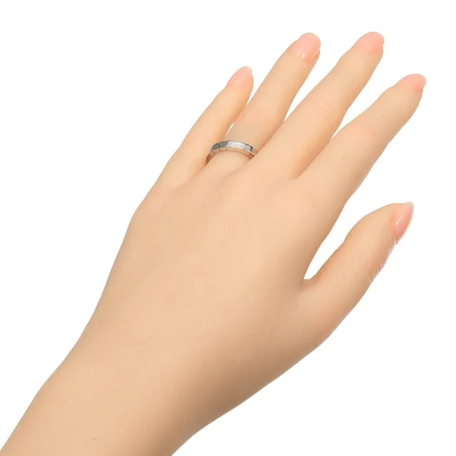 Cartier Lanieres Au750 White Gold Ring Size 52 in White from LuxUness, photo 2 of 2