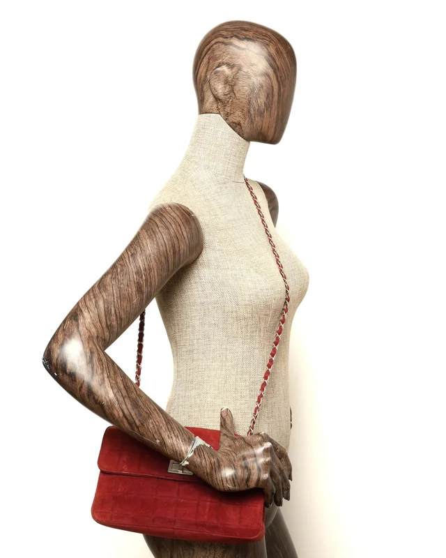 Chanel Chocolate Bar 2.55 Reissue Flap Bag in Brown Suede from A Retro Tale, photo 10 of 10