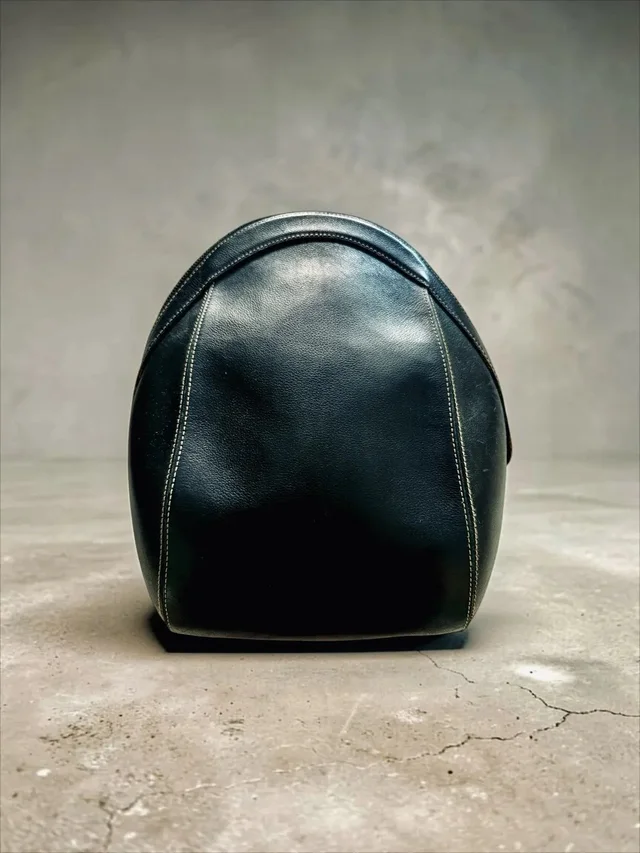 Delvaux Amite Vintage Black Leather Backpack Coa in black Leather from Grailed, photo 1 of 1