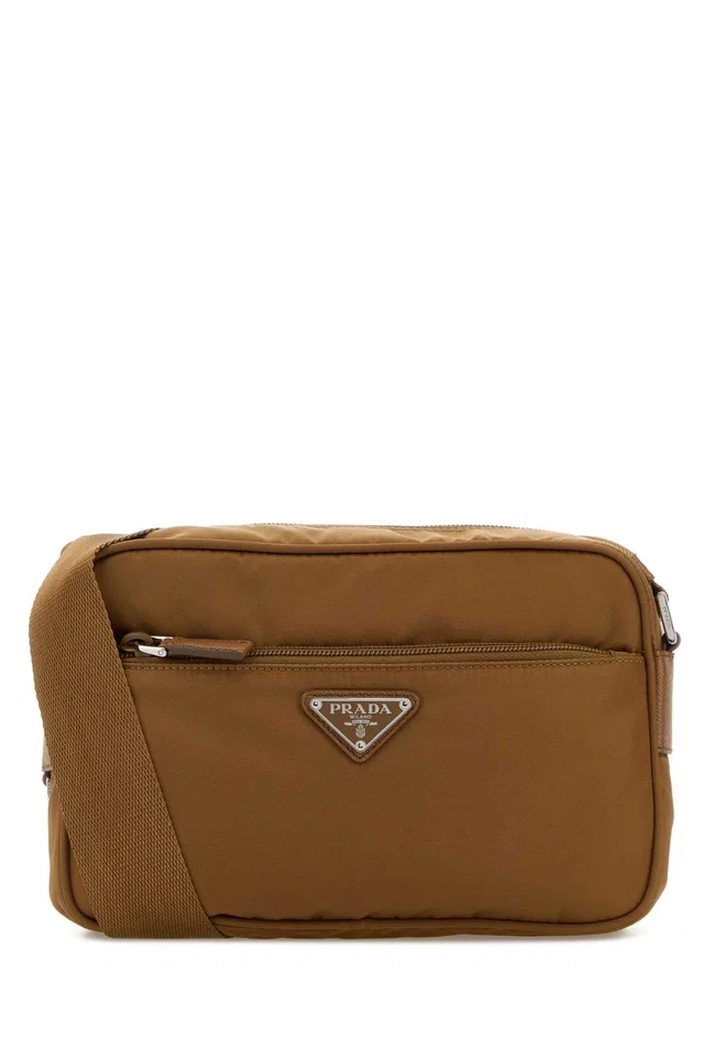 Prada Re-Nylon Crossbody Bag — Brown in Brown Nylon from HEWI