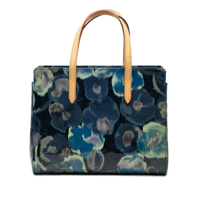 Blue Louis Vuitton Monogram Vernis Ikat Catalina BB Handbag in Blue Leather from Designer Revival