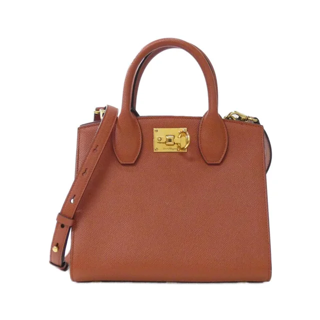 Ferragamo サルヴァトーレフェラガモ STUDIO 21 1424 バッグ in RAMAS(ラマス) / GOLD(ゴールド)金具 from KOMEHYO