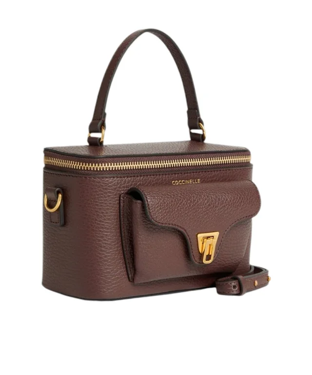 Coccinelle mini Beat Generation grained-leather tote bag, photo 2 of 4 from SENSER