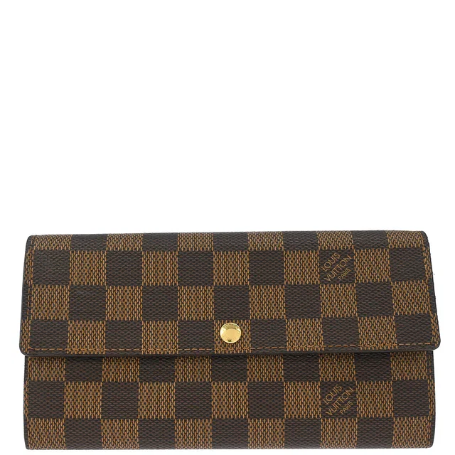 Louis Vuitton 2007 Damier Portefeuille Sarah Wallet N61734 in Canvas from AMORE Vintage Tokyo