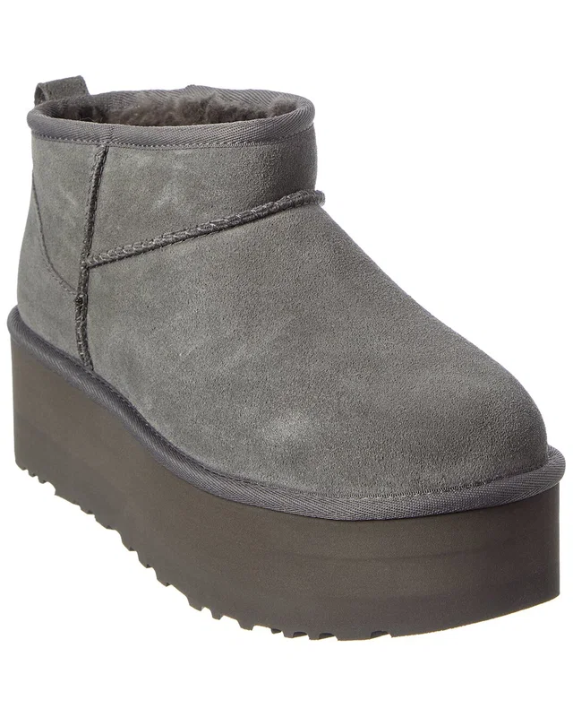 UGG Classic Ultra Mini Platform Suede Boot, image 1 of 1 from Rue La La