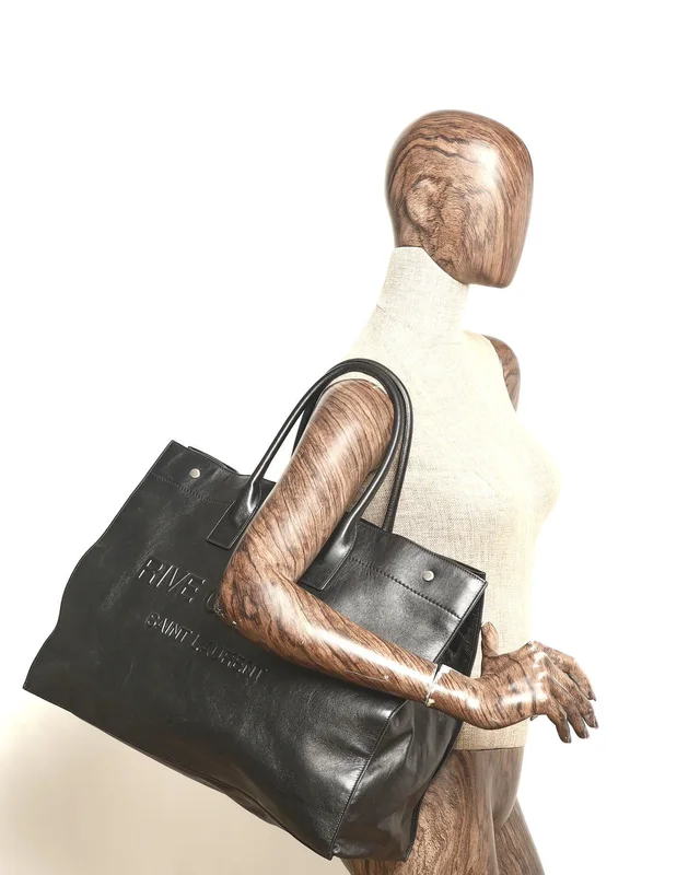 Saint Laurent Rive Gauche Tote Bag in Leather from A Retro Tale, photo 12 of 12