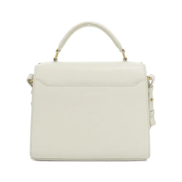Saint Laurent Cassandra 623930 BOW0W Bag in 9207/BLANC vintage / GOLD metal fittings calf from KOMEHYO, photo 2 of 2