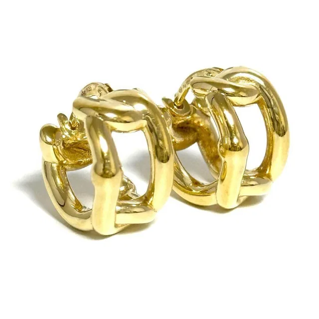 Bottega Veneta Silver Earrings in Silver from LuxUness