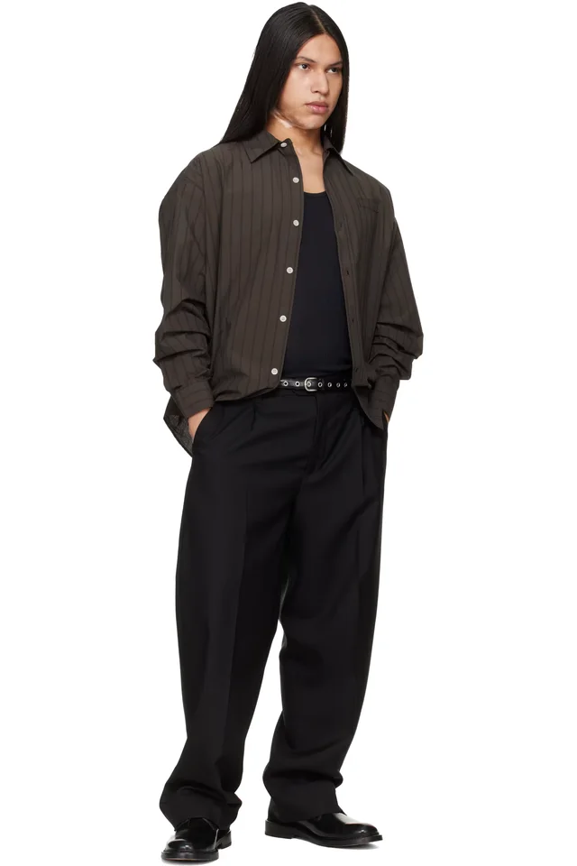 mfpen Brown Essay Shirt, photo 4 of 4 from SSENSE